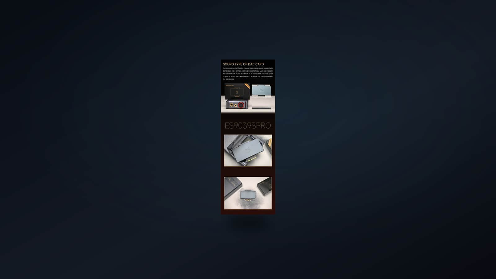 ES9039SPRO Card side