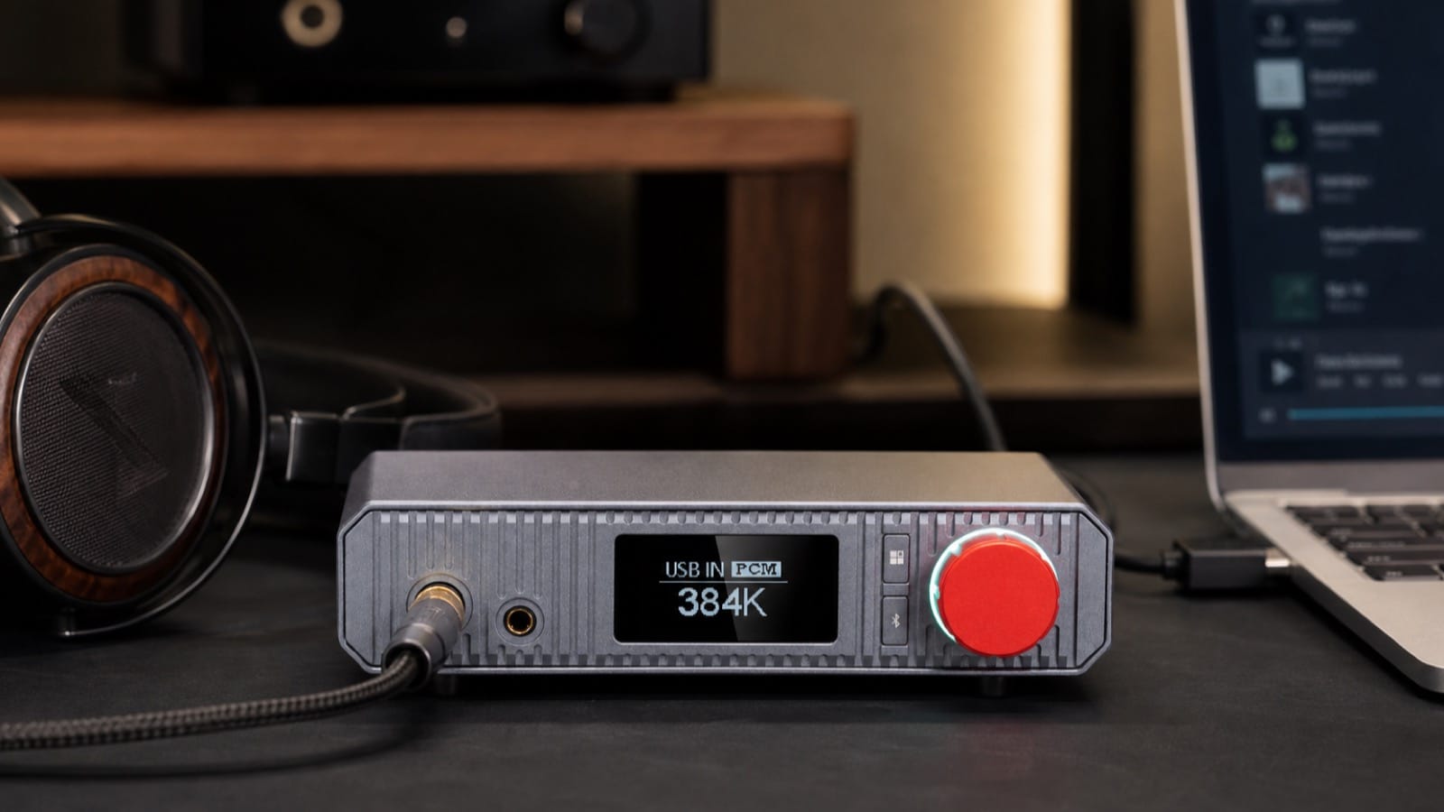 Compact fully balanced Class A DAC and headphone amplifier